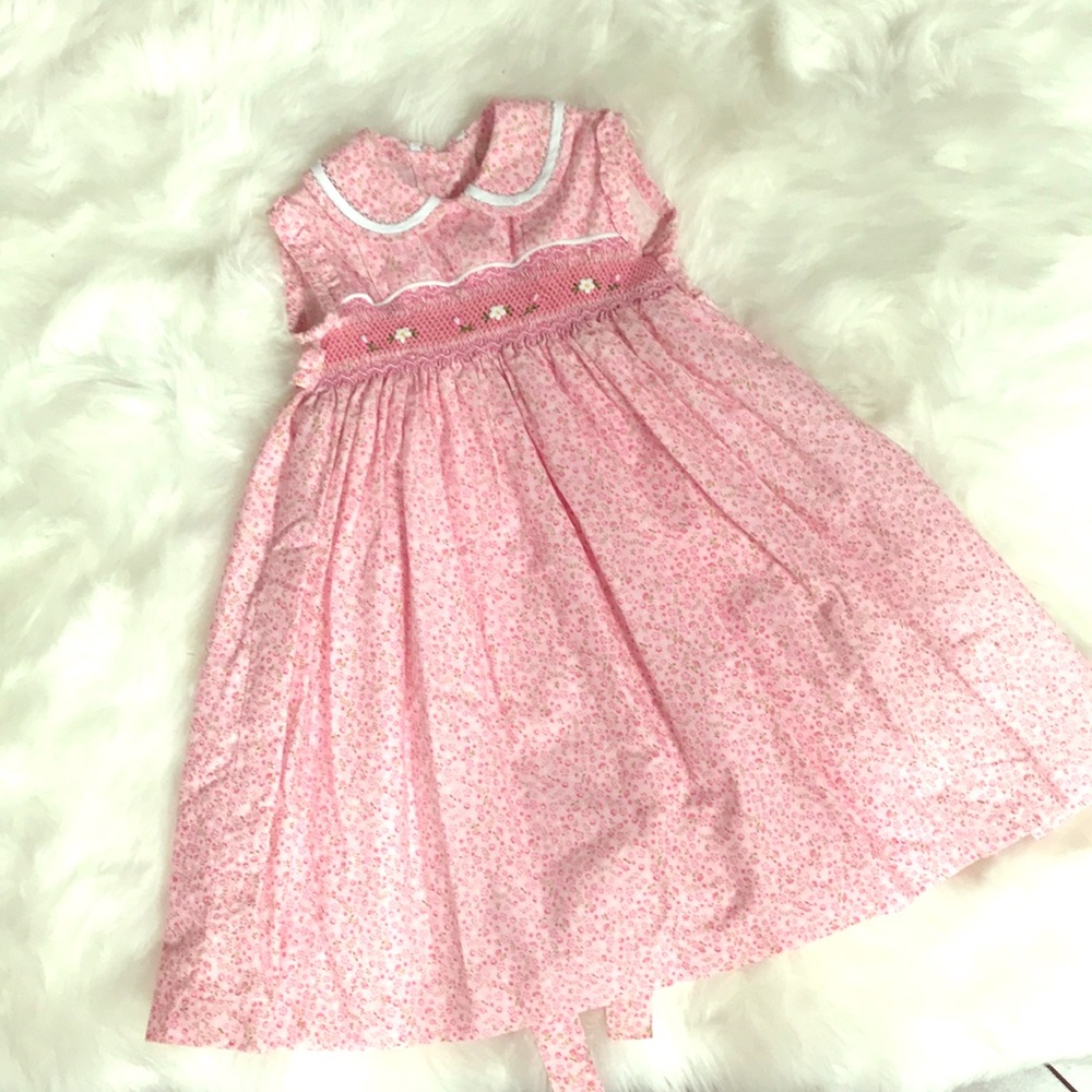 Vintage pink toddler dress